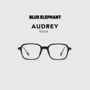 【BLUE ELEPHANT】AUDREY black MAIN一般款式 抗藍光眼鏡 鏡框 附盒 官方旗艦店