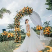 免運⭐統編💌 婚慶花拱門花架 歐式立體鐵藝屏風 婚禮迎賓舞臺架 戶外拱形裝飾擺件 氣球佈置支架 拱門屏風架 婚禮花架組