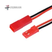 JST對插線2P連接線 LED公母插頭玩具電源對連接線單頭端子線20CM