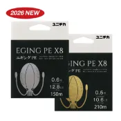 UNITIKA Eging PE X8 頂級8股編織 軟絲線 木蝦專用PE線 日本製【小蝦米釣具】