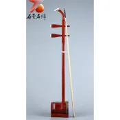 【石至名歸】 台灣現貨 實體店鋪  天然 印度小葉紫檀【二胡】名師伍健一雕刻（附收藏證書）二胡 古典樂器 弦樂器