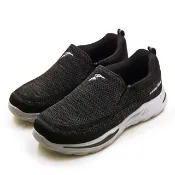 【GOODYEAR 固特異】男 輕量緩震飛織健走鞋 波士頓BOSTON系列(黑灰 43240)