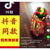 【現貨】可愛卡通寵物變身裝 舞獅舞龍狗狗衣服 喜慶寵物拜年裝 新年狗狗貓咪衣服 抖音同款寵物舞獅裝 法鬥 柯基