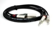 音響世界二館‧美製 Pro Co 223B+Neutrik XLR鍍銀公頭 to 6.3 TRS平衡線**1.5米一對