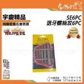 (店+)宇慶ASAHI   SE6PC｜退牙螺絲攻6PC 反牙螺絲攻 退螺絲器 斷頭螺絲用 螺絲取出器 斷頭螺絲拔出器 JY