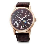 大高雄鐘錶城 Orient 東方錶 Sun & Moon 系列 RA-AK0009T 日月相錶 42.5mm｜樂天領券現折★全館特惠中★指定刷卡回饋10%