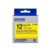 Lyre ishop EPSON 耐久型系列 LK-4YBVN 黃底黑字 12mm 標籤帶 S654480 適用 LW-C410/LW-K420 LW-500/LW-600P/LW-K600/LW-700/LW-Z900/LW-900P
