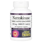 【iHerb】Natural Factors, 納豆激酶，100 毫克，60 粒素食膠囊