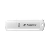 (店+)【Transcend 創見】JetFlash 730 64G 隨身碟 白