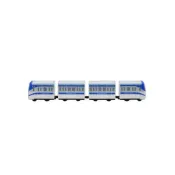 (店+)桃園機場捷運列車 普通車 鐵支路4節迴力小列車 迴力車 火車玩具 壓克力盒裝 QV057T1 TR台