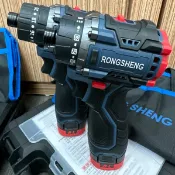榕昇RONGSHENG無刷衝擊起子機超短軸16.8v東科款鋰電池18v鋰電鑽扭力起子機60N.m快換六角批頭6.35mm