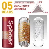 =加300ml送水性潤=日本TENGA SPINNER 05 BEADS連環珠可重複使用自慰飛機杯自慰杯 男用自慰套飛機