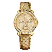 Juicy Couture 珍愛奢華晶鑽日曆手錶-金 J1901062