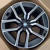二手拆車件 20寸BMW 735 740鋁圈 新款7系輪框 可單賣 原廠原漆正品拆車件 有鋼印 無劃痕磕碰 變形開裂