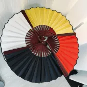 初心者♡在台現貨♡折扇 扇子 日本舞 和風 日系 素面 古風 道具 紅色 黑色 白色 金色