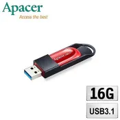 Apacer 宇瞻 AH25A 16GB 流線飛梭碟 USB 3.1 隨身碟