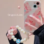 可愛猪猪適用iphone13promax帶鏈條蘋果12手機殼新款11女網紅可愛