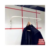 (店+)免運 正品IKEA宜家穆利格掛衣桿伸縮衣帽收納架毛巾桿白色玄關壁掛金屬WS2館