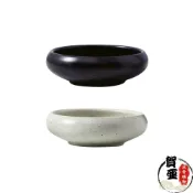 (店+)丸燒陶瓷4.5吋小菜深盤【賀亞批發】甜點盤 醬油碟 碟子 調味碟 沾醬碟 小菜碟 小碟子 醬料碟 小菜盤 小深盤 菜碟