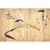 (店+)(燦光五金)鳳力 三角小鋤頭/小鋤頭/彎月鋤/除草工具/園藝工具 長木柄(尺2柄)