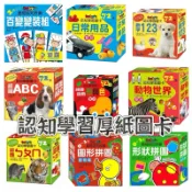 🔥米蘭書殿（巧育）👍啟蒙早教卡 baby學習認知圖卡 日常用品 數字123 認識ㄅㄆㄇ. 認識ABC 視覺遊戲形與色