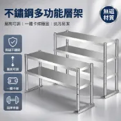 【免運】不鏽鋼工作臺面架置物架 白鐵立架 打荷臺架 操作檯架收納架 廚房置物架 桌上型層架 落地調料架 冰箱貨架展示架