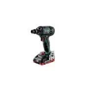 (店+)【metabo 美達寶】18V鋰電無刷衝擊扳手機4.0Ah單電套裝組(SSW 18 LTX 400 BL)