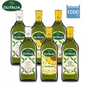 【百利市購物中心】義大利【Olitalia奧利塔】特級冷壓橄欖油+純橄欖油+葵花油 (1000ml) 三款各2瓶，合計6瓶，(3禮盒)