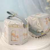 (店+)復古風小禮盒婚禮小物 喜糖盒 精美小禮盒 復古風小紙盒 禮物盒 皮革手提禮盒 宴客小禮物