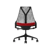 【Herman Miller】Sayl 無扶手款 - 黑背紅座｜世代家具｜原廠授權代理商(人體工學椅/辦公椅/主管椅)
