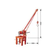 TIG 啟思工業 : 川方吊車 200KG 250KG 8吋夾牆架 立架 另售:小金剛 升降台車/拖板車// 手搖吊車