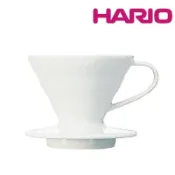 南美龐老爹咖啡 HARIO玻璃王V60 VDC-01W 錐型陶瓷濾杯 含100入同KONO代工 濾紙 1~2人份 日本製