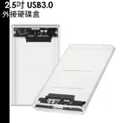 2.5吋 USB3.0 SATA 外接硬碟盒 透明