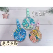 Jean Blue手作/baby必備單品/圓型平安符袋/香火袋/護身符袋/浪漫花園