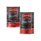 (店+)【Coppola】*貪吃熊* 義大利 COPPOLA 柯波拉 番茄罐 碎粒番茄 去皮番茄 番茄 義大利番茄罐