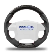 細活Ceehor專業汽車方向盤 [細活方向盤] 水轉印碳纖維款 PREVIA TOYOTA 豐田 變形蟲方向盤
