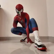 桃園出貨~ 超凡2款蜘蛛人 萬 ~~聖 ~節 cosplay 全包連身緊身衣 氨綸彈性 數位印花 漫展表演服