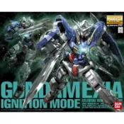 【模型屋】現貨 BANDAI 鋼彈00 MG 1/100 GUNDAM EXIA 能天使鋼彈 戰損版 + 太陽爐啟動模式
