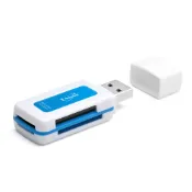 199免運! E-books T31 隨身型40合1四槽讀卡機 USB2.0 支援PC Mac 隨插即用 讀卡器 記憶卡