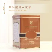 英茶香 | 無咖啡因 | NO.110 蘋果接骨木花茶(罐) 25入 三角茶包 裸包