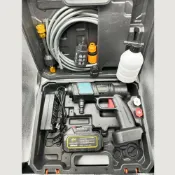 (店+)智玉科技有限公司/鋰電洗車機 JJ(牧田款) 21V B款紅按鍵 5.0AH 單電池 /高壓便攜式洗車槍/多功能大功率充電車載洗車機