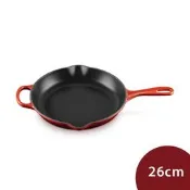 【PChome 24h購物】LC 典藏單耳單柄 圓型鑄鐵烤盤 26cm (火紅辣椒) R99N