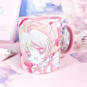 庫洛魔法使系列🔥魔卡少女櫻動漫同人周邊木之本小櫻馬克杯二次元學生陶瓷水杯
