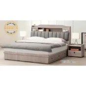 (店+)【新荷傢俱工場】26T 348 北歐3.5尺床/5尺床/6尺床 床頭箱/抽屜床底 床邊櫃/ 7尺側邊櫃 單人床 收納床組
