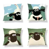 🐑Shaun the Sheep🐑笑笑羊 小羊肖恩 週邊 小羊肖恩可愛卡通週邊抱枕辦公室宿捨靠墊創意生日禮物送朋友 IU