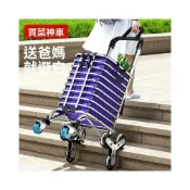 (店+)免運 買菜推車 折疊便攜車 [折疊收納]買菜拉車家用便攜購物車可折疊老人折疊爬樓拉桿輕便