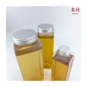 (店+)【Kao jing 高精】方形塑膠罐 飲料罐 塑膠瓶 奶茶瓶 飲料瓶 寬口瓶 果汁瓶 食品級瓶 PET瓶 寶特瓶 飲品 飲料罐
