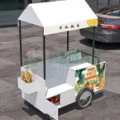 夜市擺攤小推車餐車促銷花車集市鐵藝商場戶外移動小喫攤位地攤 移動餐車 地攤車 手推車 餐車 行動餐車 小喫車 擺攤車