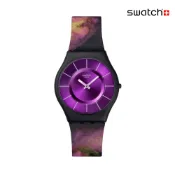 Swatch PARADISE BLOOM 超薄手錶/男錶/女錶/瑞士製造 SS08B106 (34mm)【官方旗艦店】