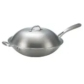 【SAN-YEH 三葉鍋具】316健康概念養生33cm美式平炒鍋單柄(33cm平炒鍋單柄)